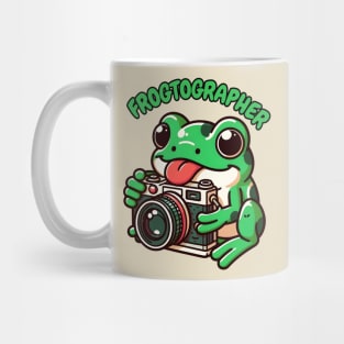 frog photographer Mug